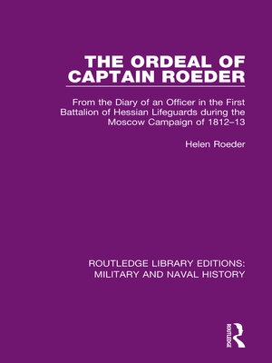 cover image of The Ordeal of Captain Roeder